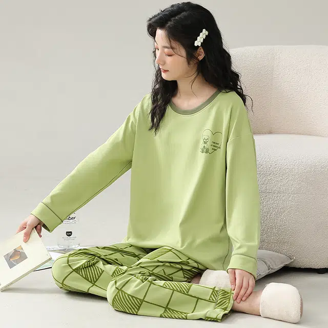 芬腾可安 宿舍外出都可穿的时尚设计感经典舒适家居服睡衣套装 女款