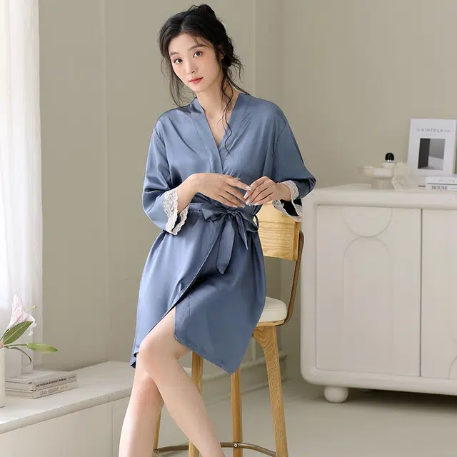 芬腾可安 柔软细腻亲肤透气顺滑凉爽家居服睡袍 女款