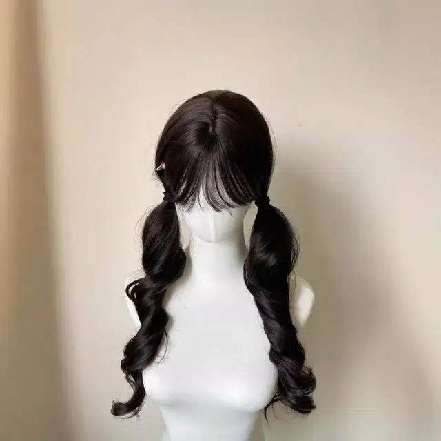 右西 可可小姐  高层次大波浪卷发 可扎可散 自然仿真 假发女   全头套