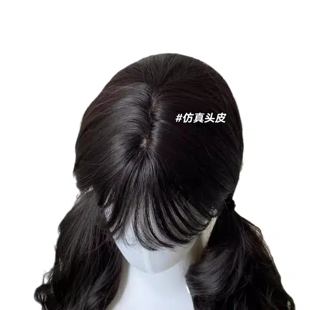 右西 可可小姐  高层次大波浪卷发 可扎可散 自然仿真 假发女   全头套