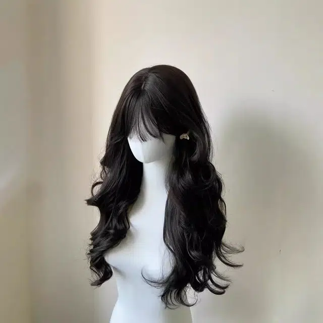 右西 可可小姐  高层次大波浪卷发 可扎可散 自然仿真 假发女   全头套