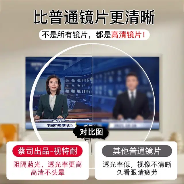 佐川 纯钛半框  搭配正品高档视特耐镜片 防蓝光老花镜 高清商务休闲看手机 钛 眉毛框/眉线框 功能性眼镜 男女同款情侣款