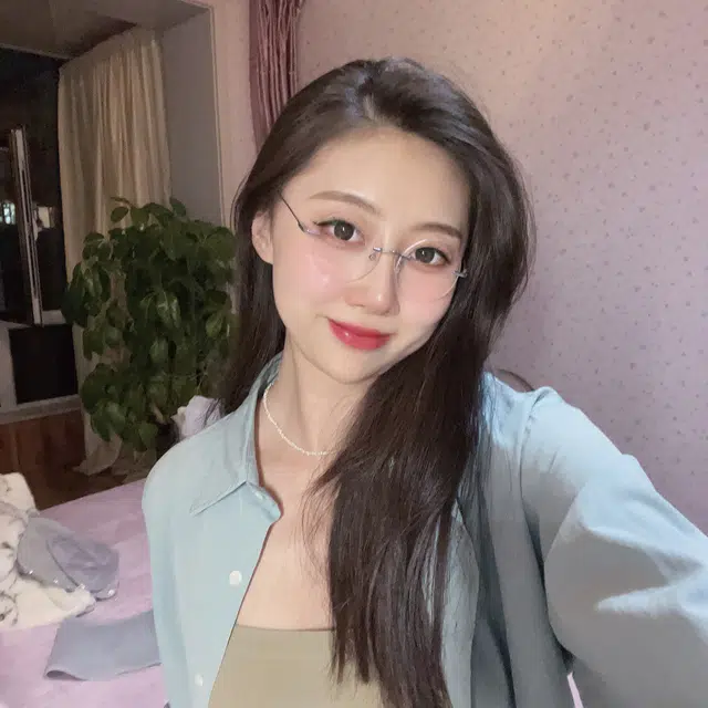 【联系客服可配度数】 佐川 无边框眼镜近视网红款复古圆框近视眼镜潮流 光学眼镜 男女同款情侣款 可配近视散光 礼盒装
