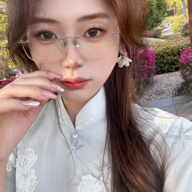 【可配度数】 佐川 超轻纯钛无框近视眼镜 精致 遮脸显脸小 可配防蓝光变色 钛 不规则形 光学镜架 男女同款情侣款