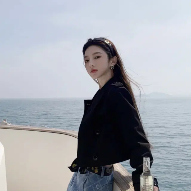 佐川 时尚高级感发箍墨镜 二合一  遮阳防晒防紫外线 显脸小 椭圆形 太阳眼镜 男女同款情侣款