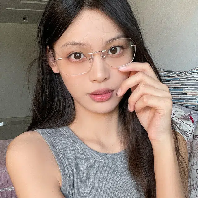 【可配度数】 佐川 超轻多边形无边框近视眼镜  防蓝光镜片高清护目 钛金属 不规则形 光学镜架 男女同款情侣款