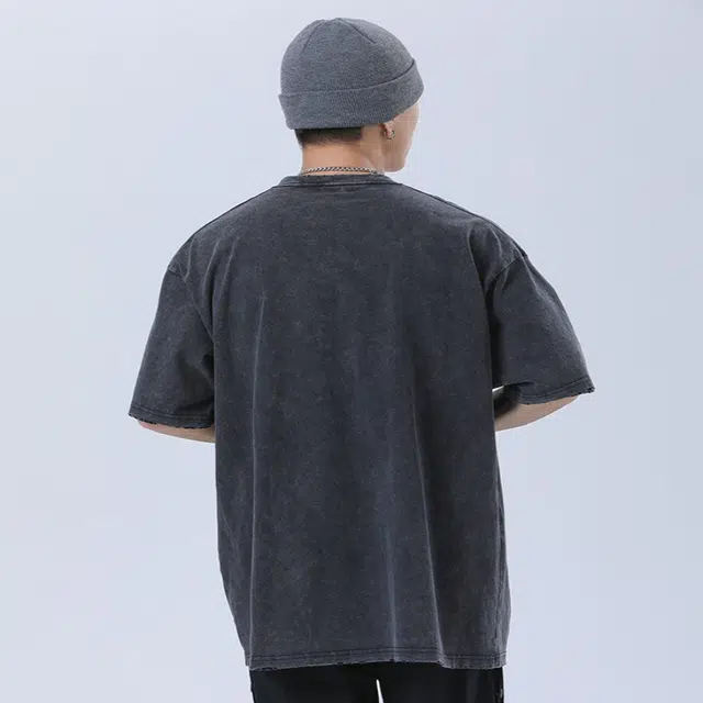 摇滚计划 快船队保罗乔治印花美式复古短袖休闲运动套装 男女同款