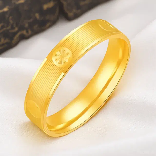 壹金金 经典简约时尚百搭高级感 足金 一口价 黄金戒指 男女同款情侣款