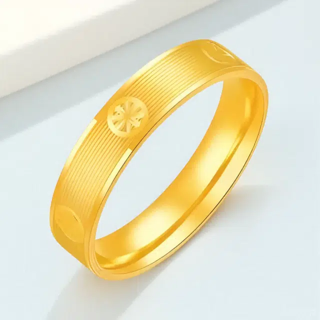 壹金金 经典简约时尚百搭高级感 足金 一口价 黄金戒指 男女同款情侣款