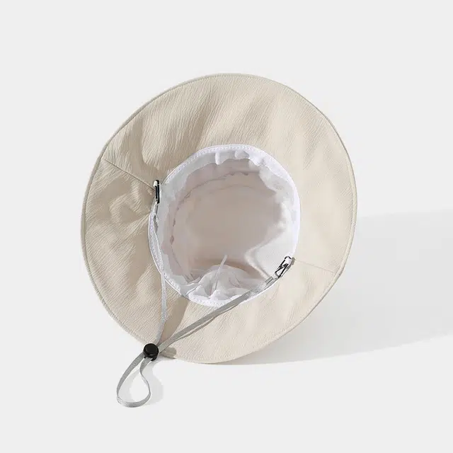 俞兆林 夏天轻薄防晒帽减龄户外出游遮阳休闲户外 涤纶 渔夫帽 女款