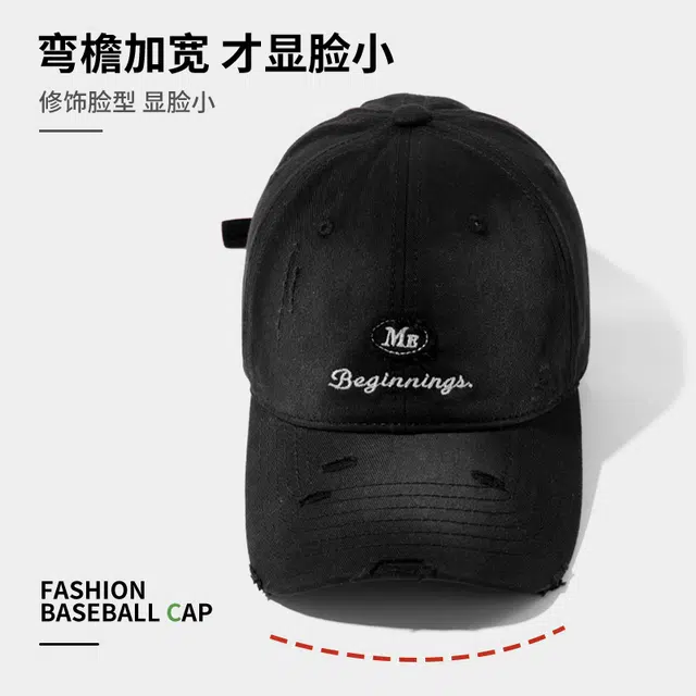 俞兆林 美式复古加大加深显脸小大头围软顶休闲防晒韩版百搭 棉 鸭舌帽 男女同款情侣款