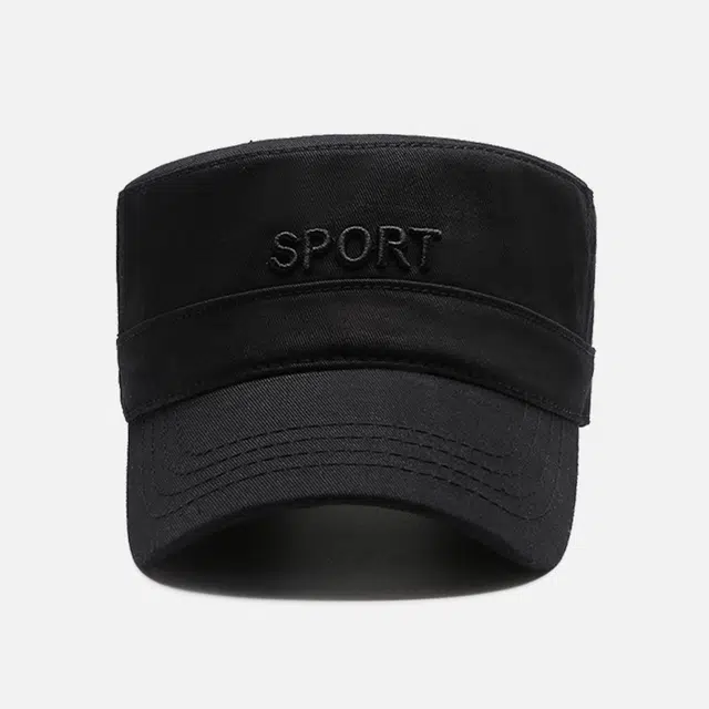 俞兆林 透气速干不憋闷爸爸老年人平顶帽户外出游钓鱼骑行遮白发棒球帽夏季遮阳宽帽檐不遮视线太阳帽 轻薄款 鸭舌帽 男款