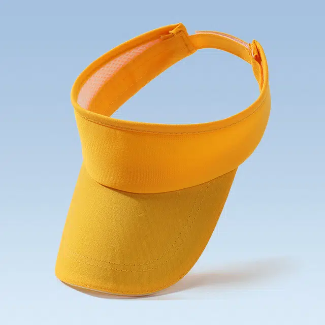 俞兆林 小黄帽空顶帽子出行运动安全遮阳帽子透气可扎马尾 轻薄款 鸭舌帽 男女同款情侣款