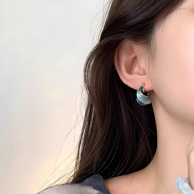 蔻斯琦 复古时尚轻奢百搭 合金 耳环 女款