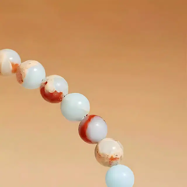 蔻斯琦 【好运连连】可爱猫爪招财猫莲花串珠 新中式国风新潮文玩盘串 古典美双层盘玩佛珠腕饰 好运 星月菩提 手串 男女同款情侣款