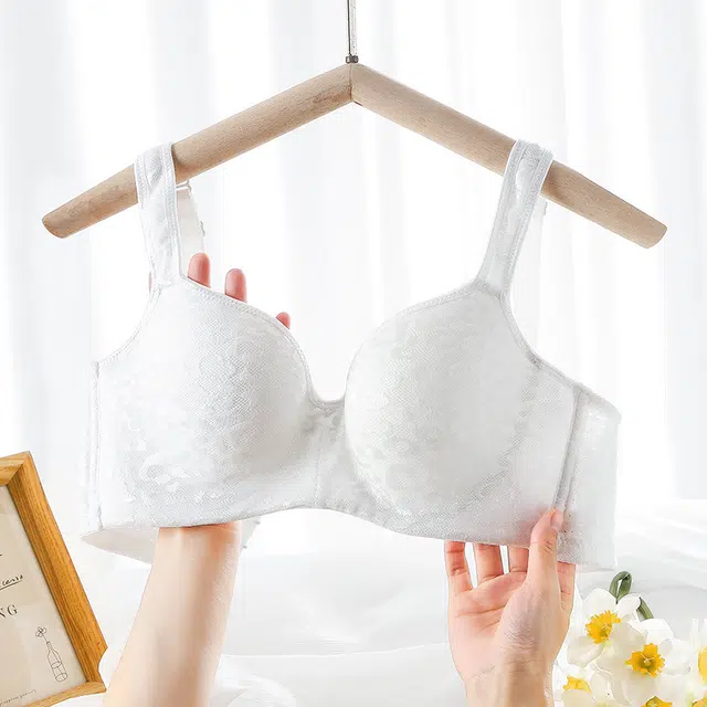 芬腾 大胸显小软钢圈聚拢显瘦舒适透气防下垂收副乳无痕轻薄款文胸 女款