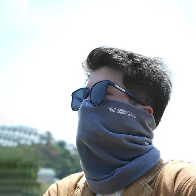 微笑鲨 秋冬季全新版型设计户外旅行保暖装备 围脖 男女同款情侣款