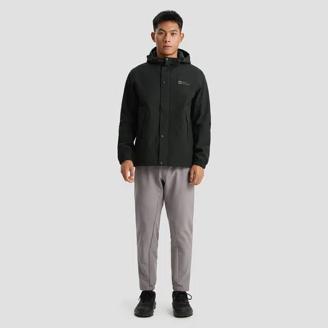 Jack Wolfskin Logo Embroidered Outdoor Jacket