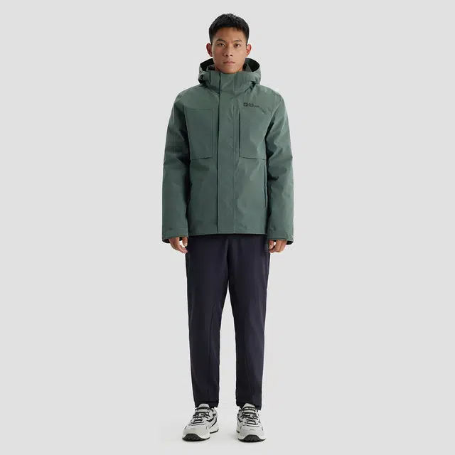 Jack Wolfskin 600 Down Hooded 3-in-1 Jacket