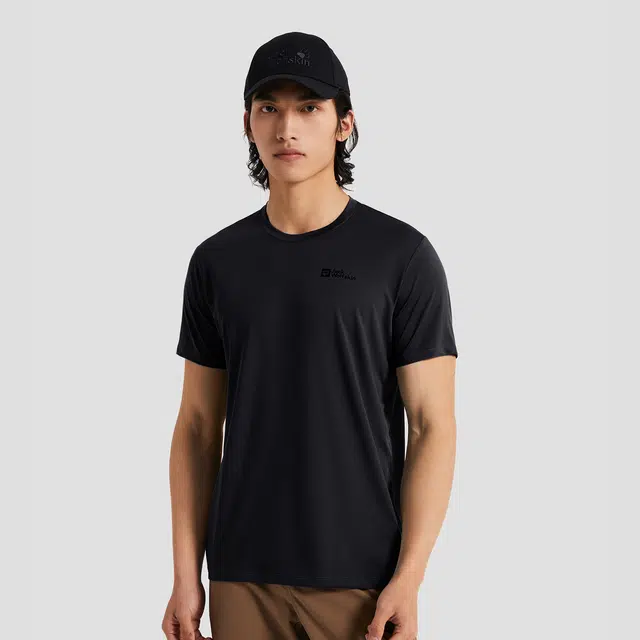 Jack Wolfskin Logo Print Quick-Dry T-Shirt