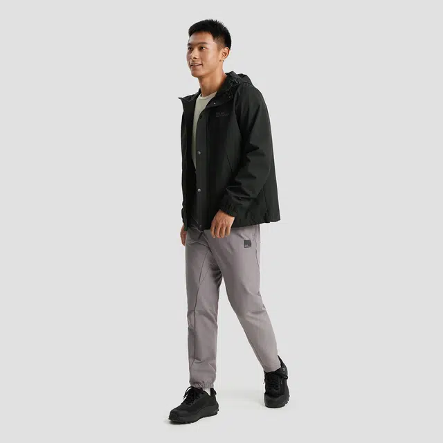 Jack Wolfskin Logo Embroidered Outdoor Jacket