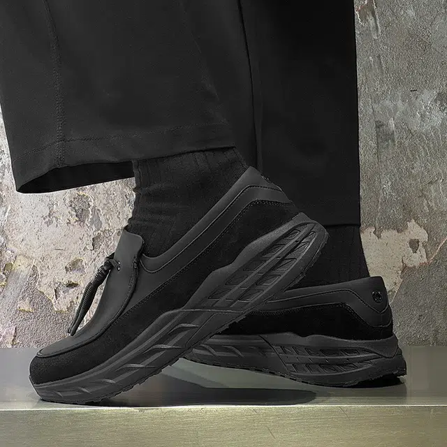 个性潮款复古流苏户外徒步慢跑乐福鞋 男士休闲鞋 男款