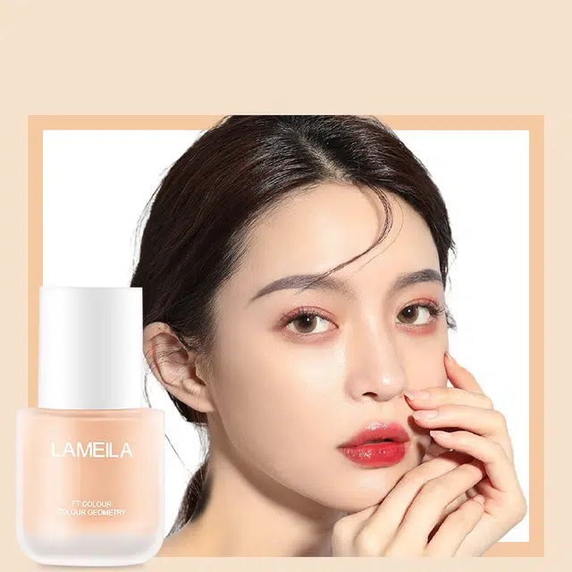 拉美拉 清透遮瑕粉底液 控油丝绒自然持久磨皮奶油肌哑光不晕染不脱妆亮泽清透素颜服帖不卡粉润泽提亮肤色滋润遮瑕均匀肤色修饰肤色
