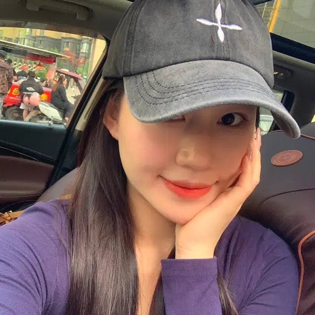 尚先生 简约十字刺绣复古做旧户外遮阳防晒 棉质 棒球帽 男女同款情侣款