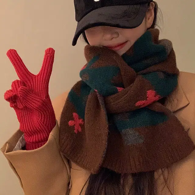 ACUC Christmas Tree Jacquard Scarf