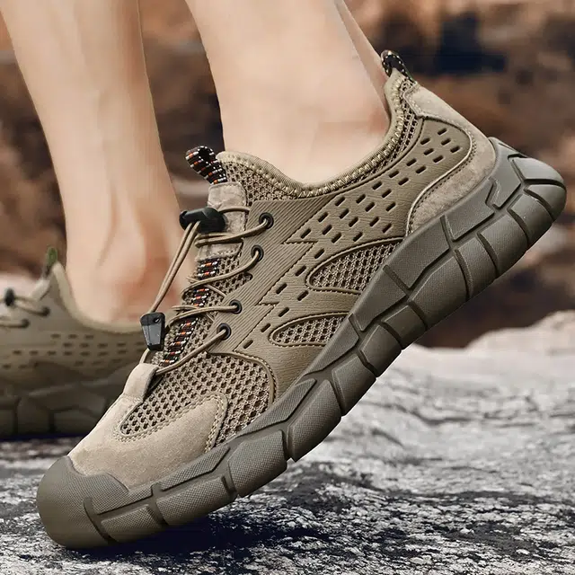 织物 城即自然系列简约百搭舒适透气耐磨防滑休闲户外运动通勤鞋 低帮 生活休闲鞋 男款