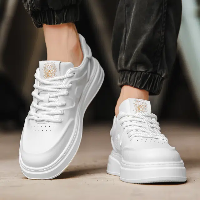 袋鼠头 超纤皮 优雅气质百搭 耐磨 低帮 板鞋 男女同款