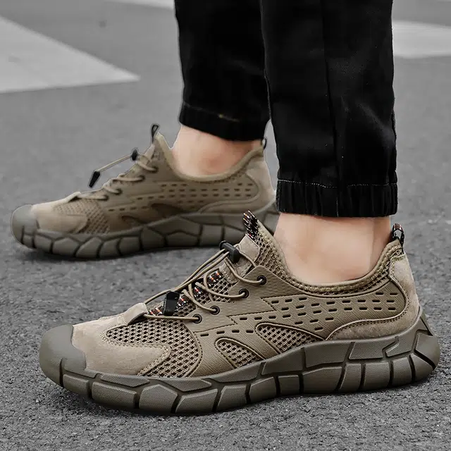 织物 城即自然系列简约百搭舒适透气耐磨防滑休闲户外运动通勤鞋 低帮 生活休闲鞋 男款