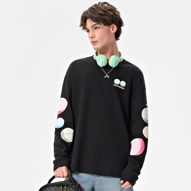 SPRAYGROUND Shark Logo Crewneck Sweatshirt
