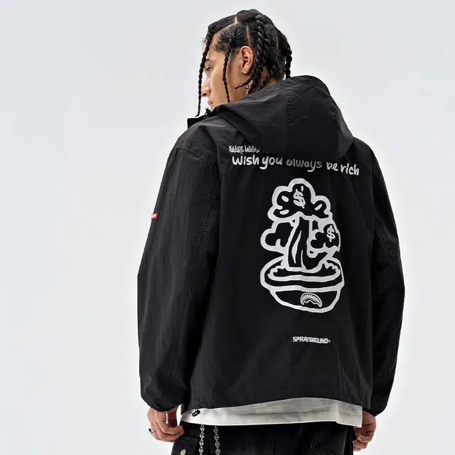 SPRAYGROUND x Money Tree Shark Mouth Hoodie