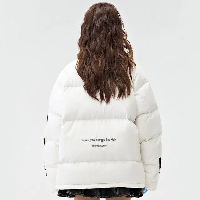 SPRAYGROUND x Money Tree Shark Mouth Down Jacket