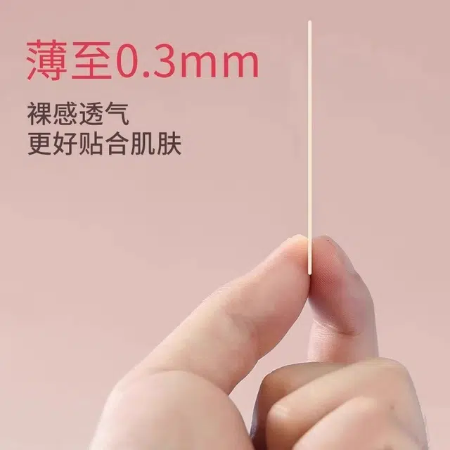 界面 医用防凸点胸贴夏薄款防出汗透气一次性肤色女男隐形敷贴乳贴 敷料