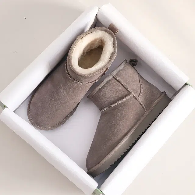 ZHR Snow Boots Waterproof Thick Sole