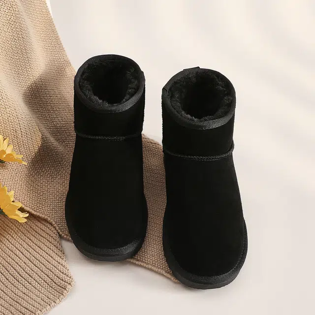 ZHR Snow Boots Waterproof Thick Sole