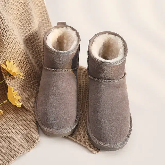 ZHR Snow Boots Waterproof Thick Sole