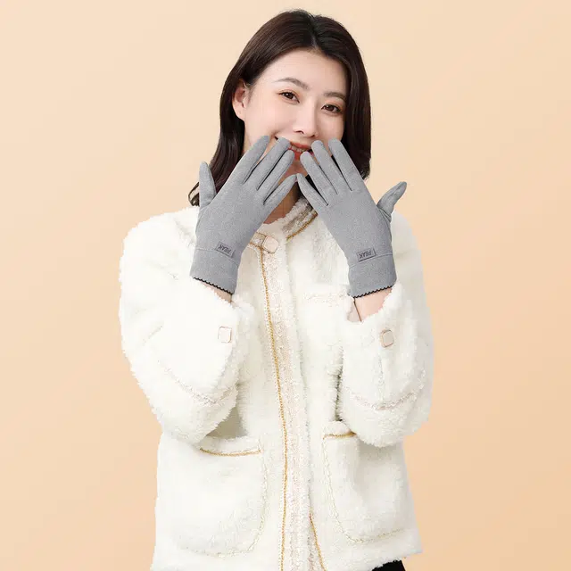 匹克 轻薄柔软可触屏防泼水 保暖御寒耐磨防滑 多色 绒线手套 女款