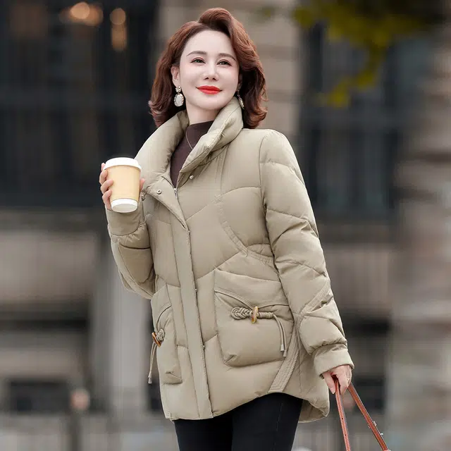 鸭鸭 洋气高贵简约舒适高级感羽绒服 女款