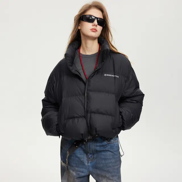 ROBINHOOD Basic Down Jacket Gray