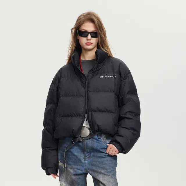 ROBINHOOD Basic Down Jacket Gray