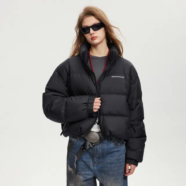 ROBINHOOD Basic Down Jacket Gray