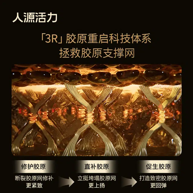 人源活力 人源活力重组胶原蛋白鎏金抗皱乳霜面膜 保湿紧致 干性肤质油性肤质混合型肤质