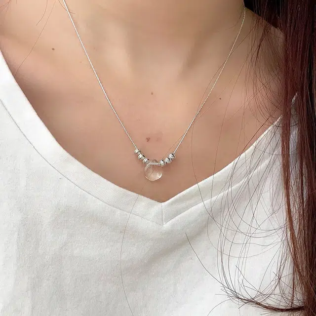 戴时光 【水逆退散#好运 白水晶 项链 女款