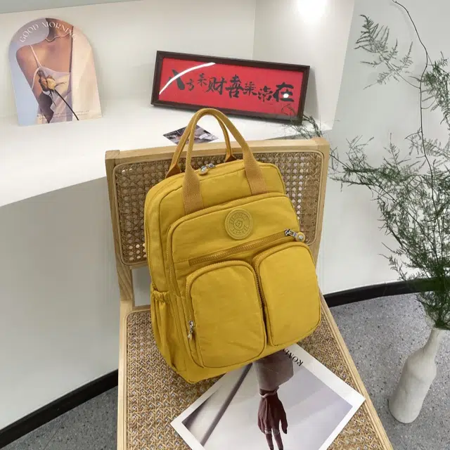 捷朗仕 时尚简约百搭日常通勤 尼龙布 双肩包 男女同款情侣款 多色