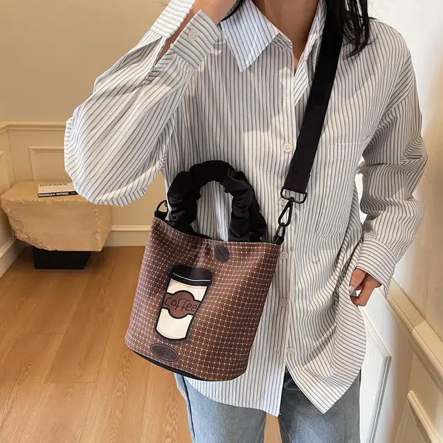 捷朗仕 休闲百搭卡通狗狗 布 手提包 女款 多色