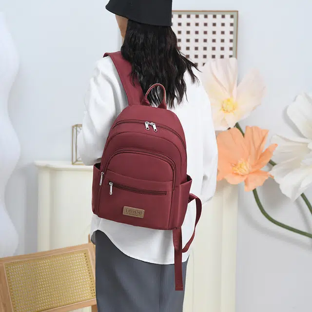 捷朗仕 简约时尚百搭 尼龙布 双肩包 男女同款情侣款 多色