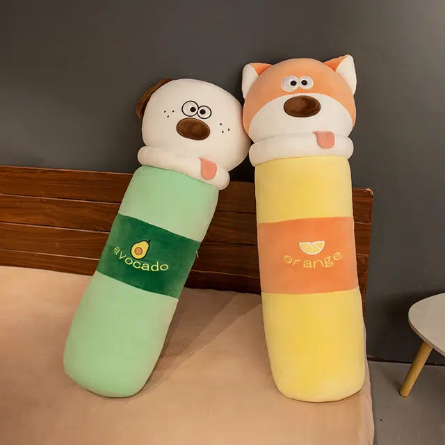 卡威 吨吨杯长条抱枕 床头靠枕 玩偶 毛绒公仔